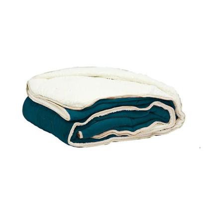 Imagem de Edredom Sherpa Cobertor E Coberdrom Casal Queen Grosso Cores