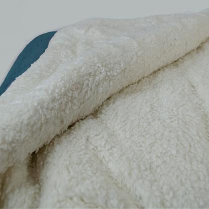 Imagem de Edredom Sherpa Cobertor E Coberdrom Casal Queen Grosso Cores