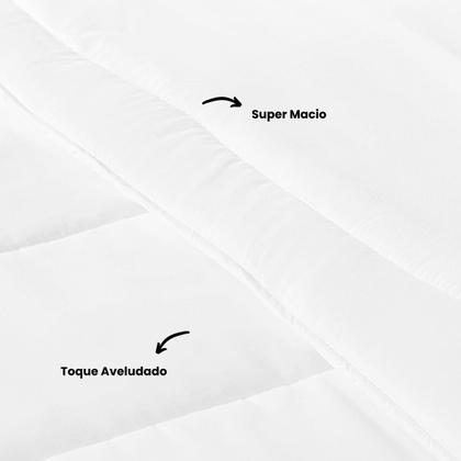Imagem de Edredom Solteiro 300 Fios Macio Toque Acetinado Seca Rápido 01 Peça