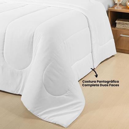 Imagem de Edredom Solteiro 300 Fios Macio Toque Acetinado Seca Rápido 01 Peça