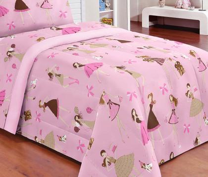 Imagem de Edredom Solteiro Kit Day by Day 2 Peças - Sofie, Mari e Fifi