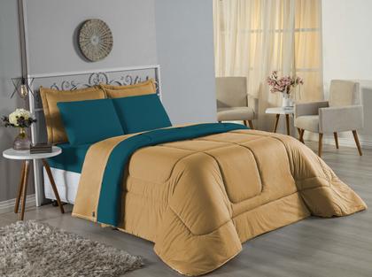 Imagem de Edredom Solteiro Malha 100% Algodão