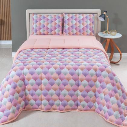 Imagem de Edredom Solteiro Malha 100% Algodão