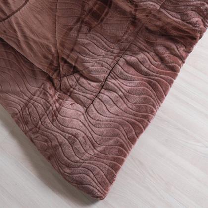 Imagem de Edredom Solteiro Plush Sense New Dupla Face Toque Flannel 160x220cm