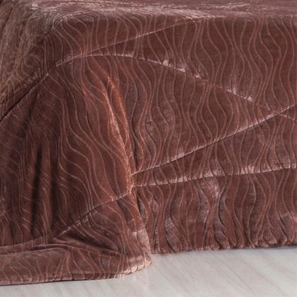 Imagem de Edredom Solteiro Plush Sense New Dupla Face Toque Flannel 160x220cm