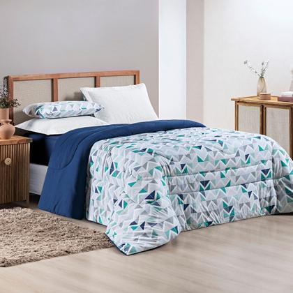 Imagem de Edredom Super King Dupla Face Quality  100% Algodão, Super Macio e Confortável