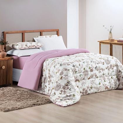 Imagem de Edredom Super King Dupla Face Quality  100% Algodão, Super Macio e Confortável