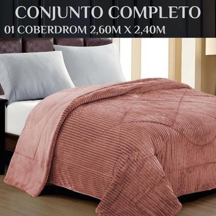 Imagem de Edredom Super King Skye Canelado Cobertor Inverno Pesado