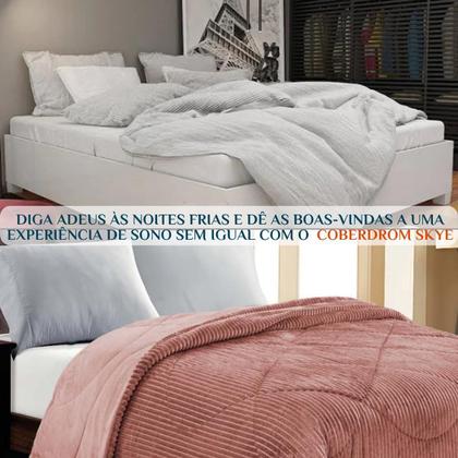 Imagem de Edredom Super King Skye Canelado Cobertor Inverno Pesado