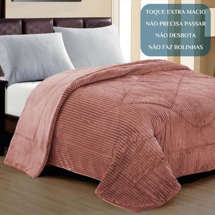 Imagem de Edredom Super King Skye Canelado Cobertor Inverno Pesado