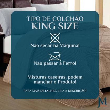 Imagem de Edredom Super King Skye Canelado Cobertor Inverno Pesado