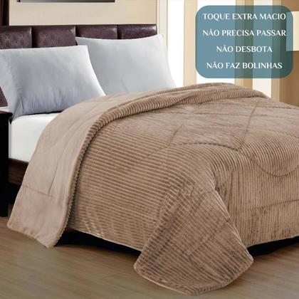 Imagem de Edredom Super King Skye Canelado Cobertor Inverno Pesado