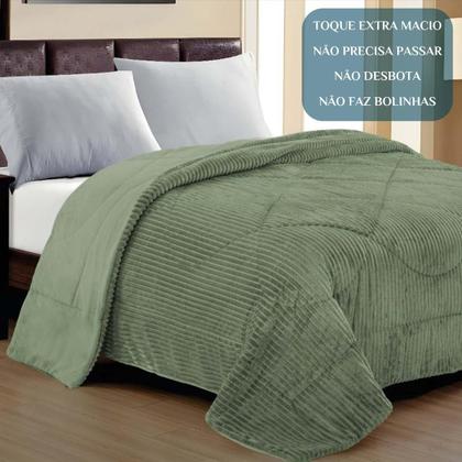 Imagem de Edredom Super King Skye Canelado Cobertor Inverno Pesado