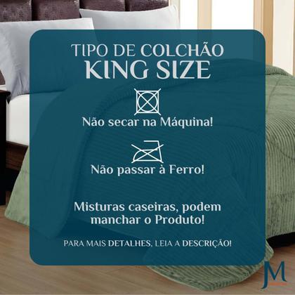 Imagem de Edredom Super King Skye Canelado Cobertor Inverno Pesado