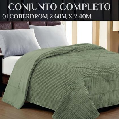 Imagem de Edredom Super King Skye Canelado Cobertor Inverno Pesado