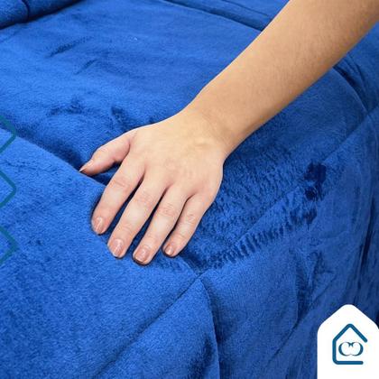 Imagem de Edredon Coberdron King Cobertor Grosso Dupla Face Inverno Sherpa Moderno Lã de Pele de Carneiro