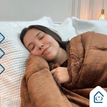 Imagem de Edredon Coberdron King Cobertor Grosso Dupla Face Inverno Sherpa Moderno Lã de Pele de Carneiro