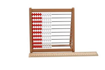 Imagem de edxeducation Ábaco - Em Home Learning Manipulative for Early Math - 10 Row Counting Frame - Teach Counting, Addition and Subtraction