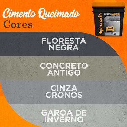 Imagem de Efeito Cimento Queimado Fosco Acrilico 4,2kg - Hydronorth