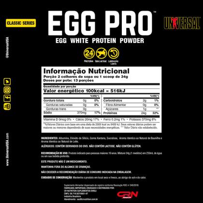 Imagem de Egg Pro 454g - Universal Nutrition