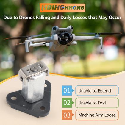 Imagem de Eixo do Braço Dianteiro para DJI Mini 4 Pro/Mini 3 - Peça de Reposição