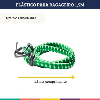 Imagem de Elástico Bagageiro 1,5mts Extensor 123útil