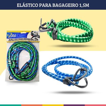 Imagem de Elástico Bagageiro 1,5mts Extensor 123útil