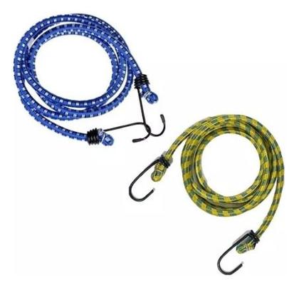 Imagem de Elástico Bagageiro Extensor Gancho Motos Carros Bicicletas Carrinhos de Mão