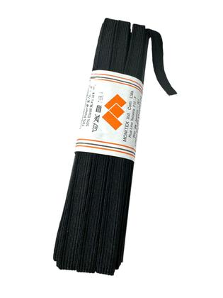 Imagem de Elástico Chato Preto 1cm nº 20 de 10 Metros p/ costura