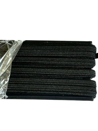 Imagem de Elástico Chato Preto 1cm nº 20 de 10 Metros p/ costura