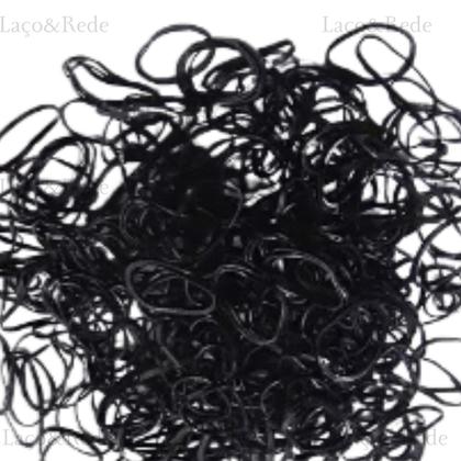 Imagem de Elástico De Silicone Liguinha fina Para Cabelo 24 Pacotes