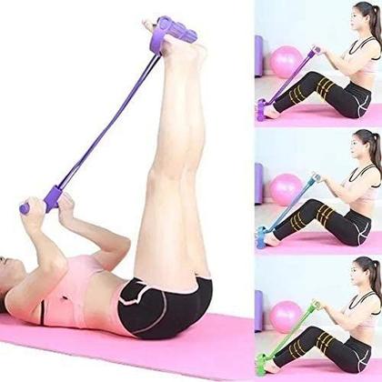 Imagem de Elástico De Tensão Forte Apoio Dos Pés Exercícios Funcional