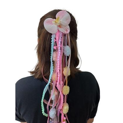 Imagem de Elástico Enfeite De Cabelo Flor Carnaval Enfeite De Cabeça