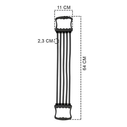 Imagem de Elástico Extensor 5 Fios Ajustável Multifuncional Exercícios
