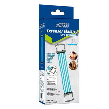 Imagem de Elástico Extensor 5 Fios Ajustável Multifuncional Exercícios