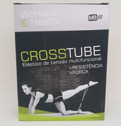 Imagem de Elástico Extensor Crosstube Tensão Multifuncional Ombro Bíceps Tríceps Glúteos Mbfit