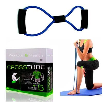 Imagem de Elástico Extensor Crosstube Tensão Multifuncional Ombro Bíceps Tríceps Glúteos Mbfit