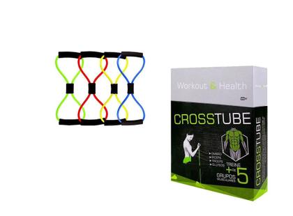 Imagem de Elástico Extensor Formato Em Oito Tensão Multifuncional Fitness em casa - Mb Fit