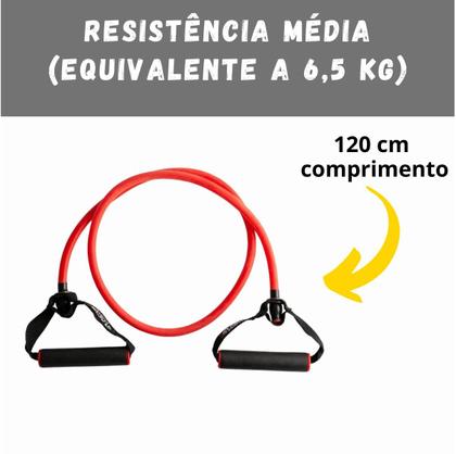 Imagem de Elástico Extensor Funcional Intensidade Forte Exercícios