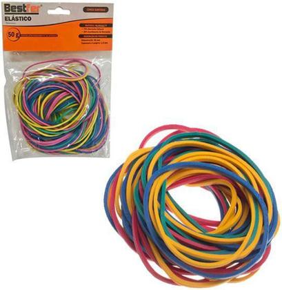 Imagem de Elastico Multiuso Colors 50G Kit Com 66 Pecas Na Solapa - Rio Chens