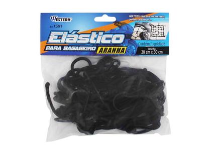 Imagem de Elástico para Bagageiro 30x30cm Western - Bagage Aranha Preto