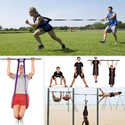 Imagem de Elástico Super Band Exercícios Leves Barra Fixa 2,08 metros