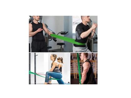 Imagem de Elástico Super Band Exercícios Leves Barra Fixa 2,08 metros