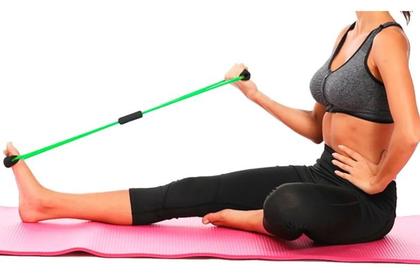 Imagem de Elástico Tensão Exercícios Ombro Bíceps Tríceps Peito Costas