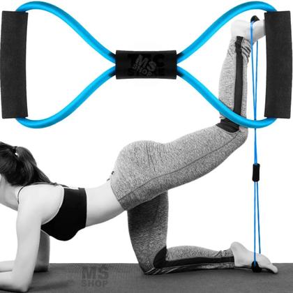 Imagem de Elástico Tensão Exercícios Ombro Biceps Triceps Peito Costas