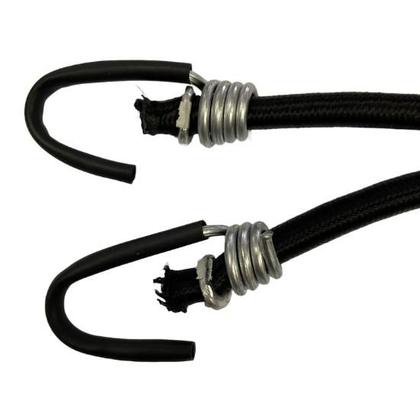 Imagem de Elástico Trad. Ganchos de Ferro Preto 2,0M para Moto e Bike Com 10 unidades