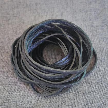 Imagem de Elásticos Grandes Pretos Esticáveis 60 Peças 6CM Alta Elasticidade Anéis De Borracha Resistentes