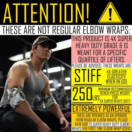 GoblinGear 4X エルボーラップ Elbow Wraps Goblin Gear 42 4x Super Heavy Duty Halterofilismo