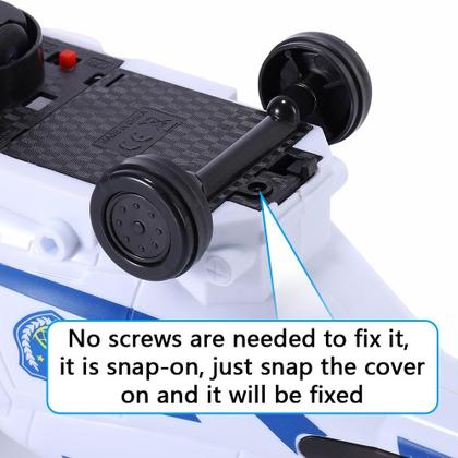 Imagem de ele ELEOPTION Brinquedo de avião com controle remoto infravermelho Brinquedos de avião Helicóptero com luzes e música para meninos de 3, 4, 5, 6, 7, 8 anos, presente branco