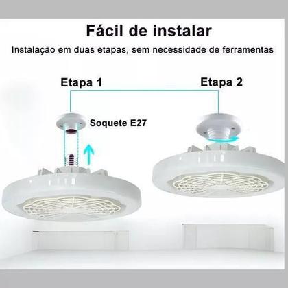 Imagem de Elegância Funcional: Ventilador Teto 30W Lampada Luz